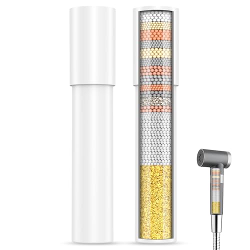 FEELSO Replacement Filters for FEELSO Handheld Toilet Bidet Sprayer(2 Pack) removes chlorine, heavy metals (lead, mercury, nickel, chromium), and bacteria, and microbial particles