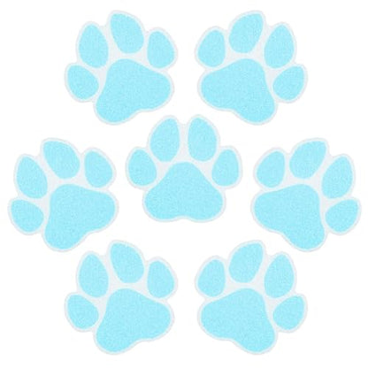 Secopad Non-Slip Bathtub Stickers, 20 Large PCS Safety Bathroom Tubs Showers Treads Adhesive Decals with Premium Scraper (Blue) - color: Blue