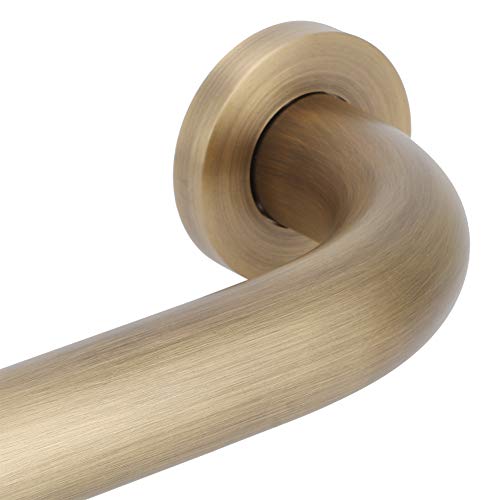 Antislip Brass Bathtub Hand Bar Drilling Installation 30cm Handrail for Bathroom Non Slip Handle for Safety Use in Hotel Bedroom Kitchen and Living Room