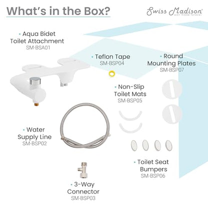 Aqua Non-Electric Bidet Toilet Attachment