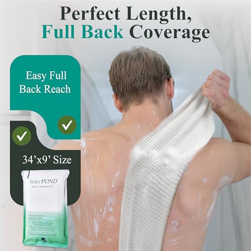 Korean Exfoliating Washcloth – Exfoliating Shower Towel Body Scrub Cloth for Deep Cleansing, Dead Skin Removal & Smooth Skin (Fresh Green – Deep Exfoliation) - color: Green1