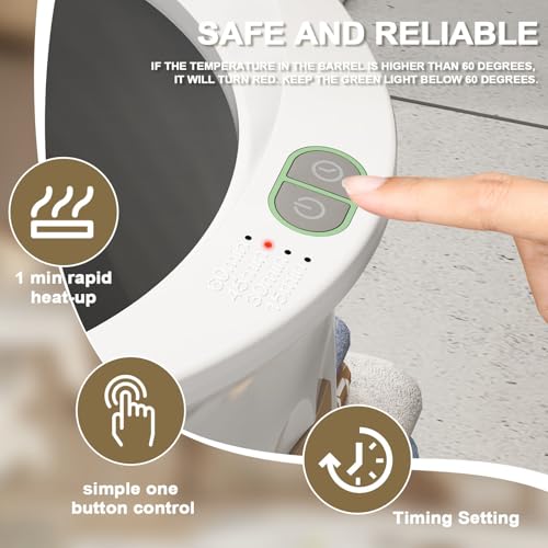 Towel Heating Bucket with Intelligent Temperature Control, Large Capacity Design for Convenient Operation and Easy Use - Perfect for a Warm Life