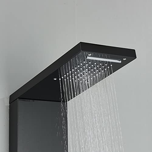 Shower Panel Tower Massage Body Jets System Rain&Waterfall Mixer Hand Shower