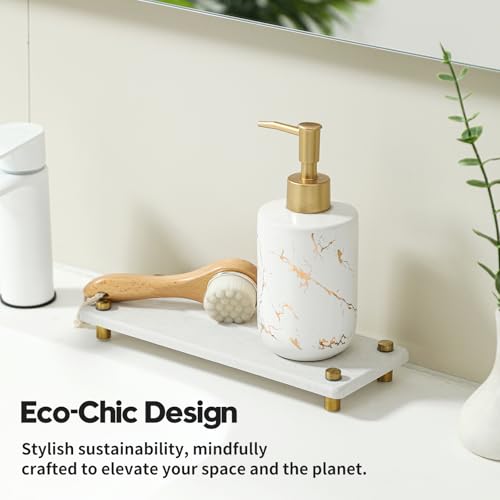 Stone Drying Tray, Gold Sink Caddy, Water Absorbing Faucet Mat Kitchen Sink Organizer, Diatomite Bathroom Counter Coaster, Soap Dish Rack Riser Dispenser Sponge Holder, Beige 10" x 4" - color: 10"x 4" - Beige - Gold