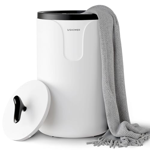 USHOWER Towel Warmers for Bathroom, 20L Large Towel Warmer Bucket for Spa | Auto Shut-Off and Timer Settings Towel Heater, Fits Two 40"x70" Oversized Towels, Blankets, Bathrobes, PJ's - size: Basic