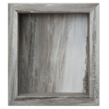 Palisade 17.5 in x 15.5 in Vinyl Shower Niche Louvre Granite | Waterproof Shower Insert - color: Louvre Granite