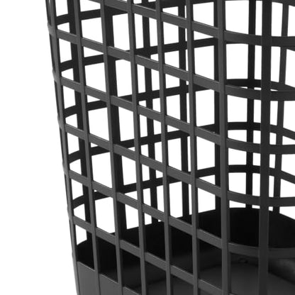 95L Large Plastic Laundry Hamper, Black, Slim Rectangular, Ventilated, Reinforced Handles,Tall Clothes Basket for Bathroom, Dorm, and Closet - size: 95L