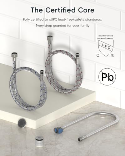 DAYONE 3 Holes Kitchen Sink Faucets with Soap Dispenser and Separate Handle, 2 Holes Pull Down Oil Rubbed Bronze Sink Faucet for Kitchen, Single Handle High Arc, DAY-279ORB - color: Oil Rubbed Bronze, style: 3 Holes