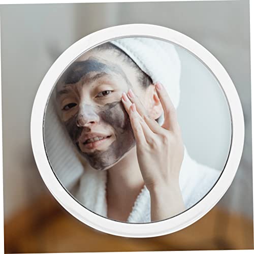 GALPADA Round Magnifying Mirror Lighted Makeup Mirror Suction Cup Vanity for Bathroom