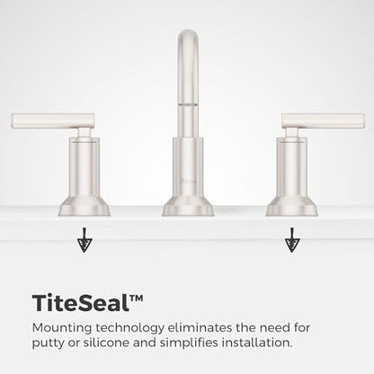 Pfister Capistrano Bathroom Sink Faucet, 8-Inch Widespread, 2-Handle, 3-Hole, NSF Certified, Spot Defense Brushed Nickel Finish, LF049CSOGS | (Pack of 3) - color: Spot Defense Brushed Nickel, size: 3 Pack