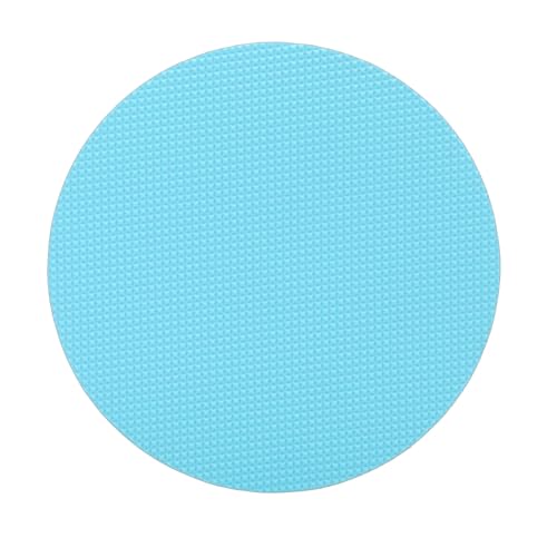 Fabater Anti Slip Shower Stickers, 24 Pcs Round Bathtub Non Slip Stickers for Tub & Shower Floor, Premium PEVA with Strong Adhesive for Pools and Stairs, Easy Apply (Blue) - color: Blue