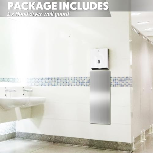 Gisafai 1 Pcs 32 x 12 Inch Stainless Steel Backsplash Panel Hand Dryer Splash Guard Wall Backsplash Protector with Ultra Strength Adhesive for Bathroom, Kitchen, Stovetop - size: 32 X 12 Inches