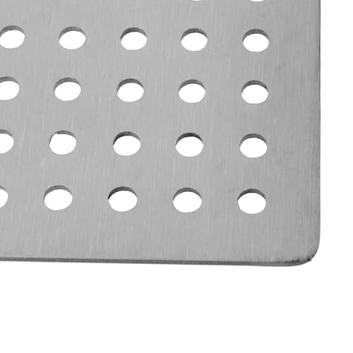 Square Drain Cover Grates,3.35" x 3.35" 304 Stainless Steel Drainage Grate Cover Replacement Floor Drain Strainer for Shower, Bathroom Floor, Balcony, and Outdoor Garden Drains -2pcs - size: 3.35" x 3.35"
