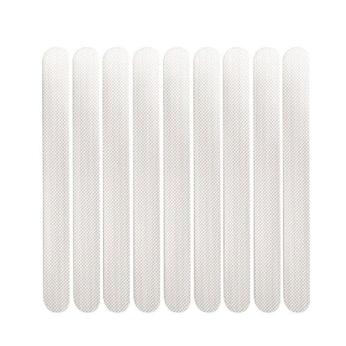 Non-Slip Bathtub Strips, 50 Pcs, PEVA Anti-Slip Shower Treads, Strong Adhesive Safety Grip Stickers for Bathroom Floors, Stairs, Smooth Surfaces (Pure White) - color: Pure White