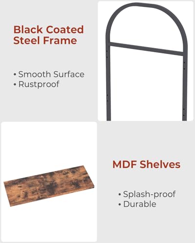 Bathroom Shelves for Wall, Over Toilet Storage, Sleek Floating Shelves Wall Organizer for Bathroom/Bedroom/Kitchen/Living Room
