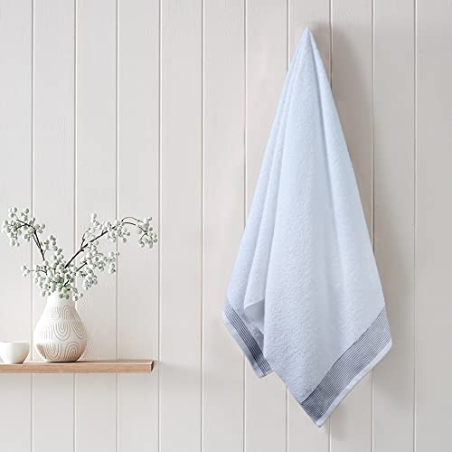 BELIZZI HOME Ultra Soft 2 Pack Oversized Bath Towel Set, 28x55 inches, 100% Cotton, Large, White - color: White