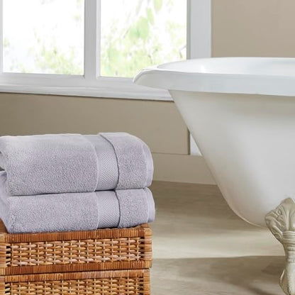 Modern Threads Luxury 6-Piece Quick-Dry Towel Set – Plush & Ultra-Absorbent for Spa-Like Experience, Lilac - color: Lilac