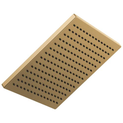 Delta Brushed Gold Square Rain Shower Head, 12 Inch Metal Large Shower Head Rainfall, Overhead Rain Showerhead, 2.5 GPM Flow Rate, Lumicoat Champagne Bronze 52159-CZ-PR25 - color: Champagne Bronze