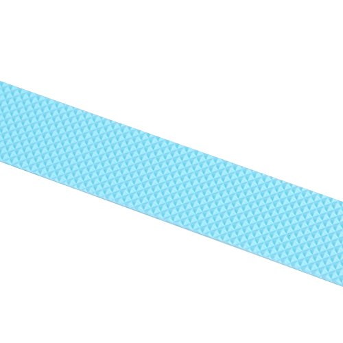 Anti-Skid Tape, 38x2cm Bathroom Anti Slip Tape Safety No Skid Strip Adhesive Sticker for Bathtub Ceramic Floor Bathrooms, Stairs, Decking(Blue) - color: Blue