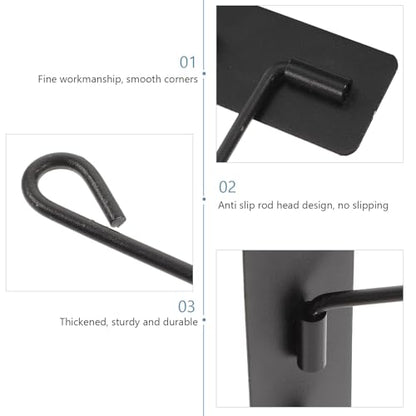 Rotating Stainless Steel Towel Rack Black 3-bar Punch-Free Wall Mounted Bathroom Towel Holder Organizer for Multiple