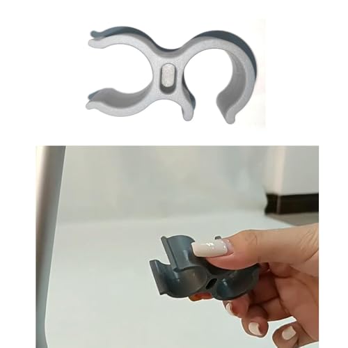 2 Pack Shower Chair Shower Head Holder Handheld Shower Clip Tube Clamp Bracket for Inside Shower Bath Chair Tub Transfer Bench Shower Stool Shower Seat Bathtub Chair Bath Seat