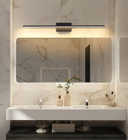 JUSHENG Black Vanity Lights for Bathroom 5CCT Dimmable Bathroom Vanity Light Fixtures LED Vanity Light Bar 39.37'' Inch 36W - color: Black-5CCT, size: 39.76'' Long-Dimmable