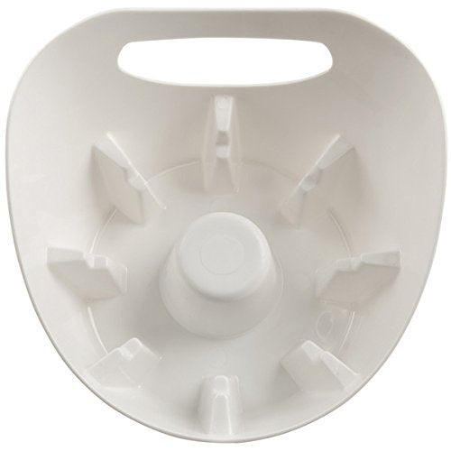 Plumb Craft Toilet and Drain Plunger with Holder Combo, Black/White