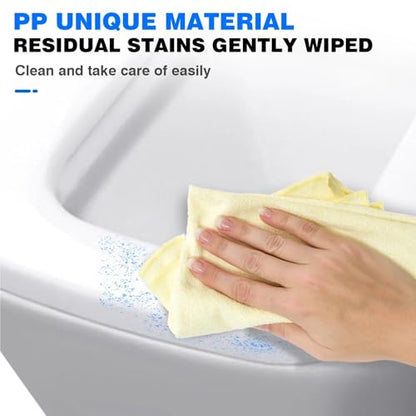 Soft-Close Toilet Seat with Quick-Release Function Square 360degrees Simple Top Fixing with Adjustable Hinge for Modern Bathroom