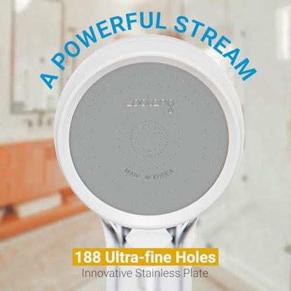 One Shower Head - CEC-certified, High-Pressure, Low Flow, Water Purification, Dual Filtrations *Note:Hose and bracket not included. Purchase separately!
