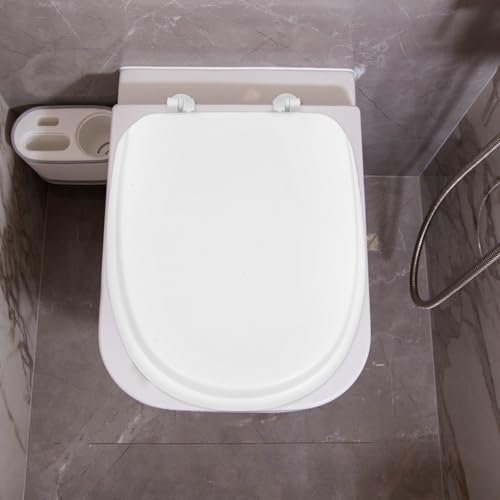 Soft Foam Toilet Seat Cushion Padded and Oval Toilet Seat Cover Thick White U-shaped Soft Cushion Bathroom and Rv Use