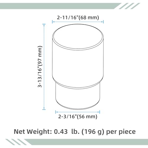 Aomasi Glass Toothbrush Holders for Bathroom Sink, 2 Pack, Transparent | Thickened Substantial Glassware, Bathroom Tumbler Cup for Daily Drinking Water, Easy to Clean, Toothbrush Holder Replacement - color: Transparent