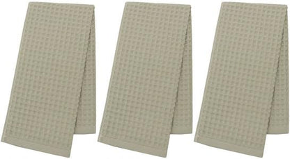 Mia's Dream Cotton Bathroom Hand Towels Set,3 Pack,13" x 27", Khaki | Quick Drying Hand Towels for Bathroom & Kitchen, Thin Bath Towels and Washcloths Sets, Soft Face Towels - color: Khaki (Hand Towel：13" X 27")