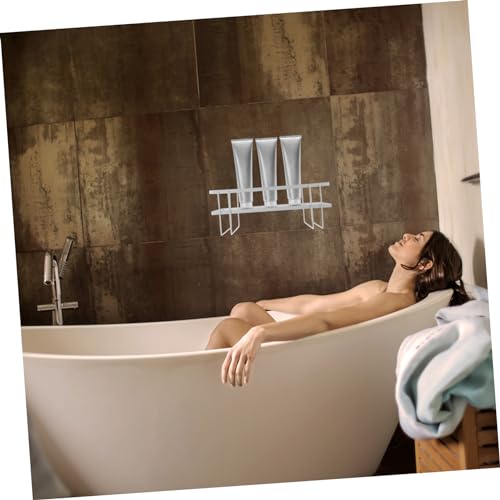 Cabilock Space Saving Single Over Toilet Storage Rack Bathroom Organizer Shelf for Cosmetics and Toiletries Stable Wall Mounted Design and Practical for Use