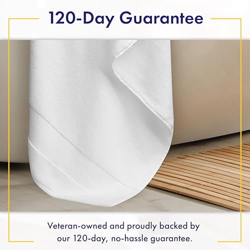 Alusa Home Ultra Soft & Plush Viscose from Bamboo Bath Towels - 700 GSM Luxury Bath Towels - 6 Piece Set - Super Absorbent & Quick Drying (White) - color: White, size: 6pc Towel Set