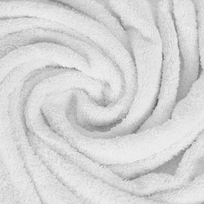 BY LORA 660 GSM Bath Towel Set of 6, 100% Ring-Spun Cotton Terry, 2 Bath Towels + 4 Hand Towels, Hotel Quality, Heavyweight Plush, White - color: White, size: 6-Piece Set