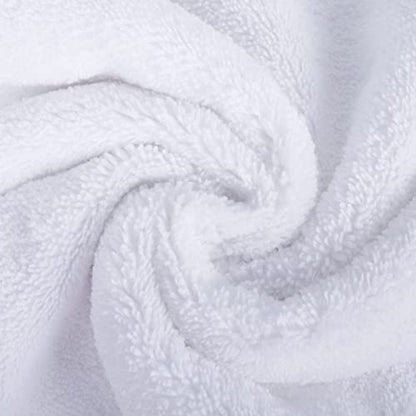 POLYTE Quick Dry Lint Free Microfiber Bath Sheet, 35 x 70 in, Pack of 2 (White) | 2 Pack, Oversize, Lint Free, Quick Dry - color: White