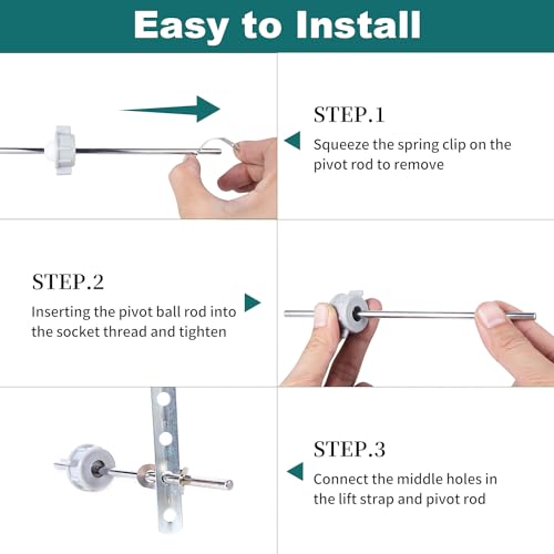 Lavatory Pop-Up Center Piece Assembly,Pop-Up Drain Repair Kit,Fits Most Popular Brands,Replacement Bathroom Sink Pivot Rod,15MM Ball, Chrome（2PCS） - style: 2PCS