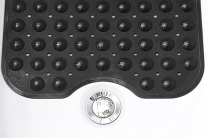 Extra-Long Non-Slip Bathtub & Shower Mat 39”x16” (Smooth/Non-Textured Tubs Only) Safe, Clean, Machine-Washable, Superior Grip&Drainage, Vinyl, Opaque Black - color: Opaque Black, size: 39" x 16" (Rectangular)