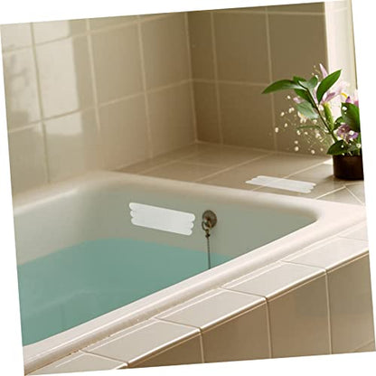 LABRIMP 12pcs Non Slip Tape Slip Strips for Bath Safety Shower Decor Splash Guard Bath Adhesive Stickers - size: 12 pcs