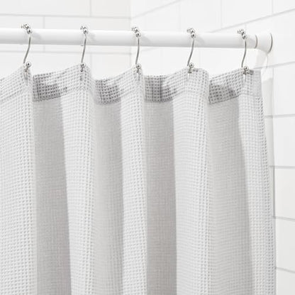 Amazon Basics No Drill Spring Tension Curtain Rod, Adjustable Length 36-54", Classic Finial, White - color: White, size: 36-54"