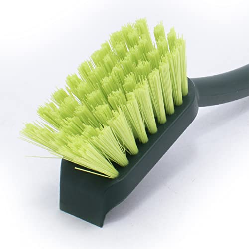 Pine-Sol Scrub Brush Set - Long Handle Cleaning Brushes with Heavy Duty Bristles and Comfort Grip - Scrubbers for Kitchen, Household, and Dishwashing, 3 Pieces - size: 3 Piece Set