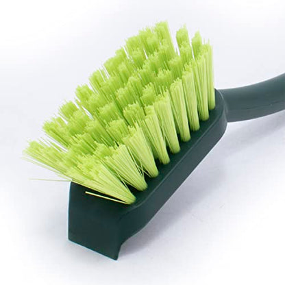 Pine-Sol Scrub Brush Set - Long Handle Cleaning Brushes with Heavy Duty Bristles and Comfort Grip - Scrubbers for Kitchen, Household, and Dishwashing, 3 Pieces - size: 3 Piece Set