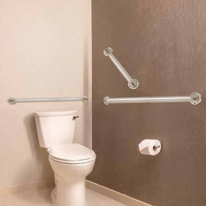 Homewerks 068 HW11218SS 18 Inch Bathroom Grab Bar with 1-1/2 Inch Diameter and Exposed Screws ADA Compliant - Brushed Stainless Steel - color: 1.5 Inch Diameter, size: 18 Inch