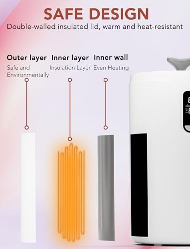 Electactic Towel Warmer, 20L Large Towel Warmers Bucket for Bathroom & Spa, With Timer & Reservation Function, 3 Temperature Adjustable, LCD Screen, Fits Blankets, Bathrobes, PJ's for Home, Gym, Salon - style: LCD Display+Detachable Lid