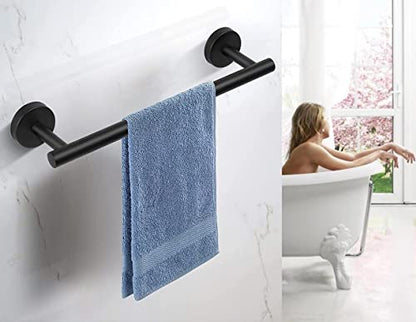 16 Inch Towel Bar 2 Pack for Bathroom 9/12/16/24/28/33 Inch Kitchen Hand Towel Holder Matted Black Stainless Steel 304 RUSTPROOF Wall Mount Towel Rod 2 of Pack (2, Matted Black, 16 Inch) - color: Matted Black, size: 16 Inch