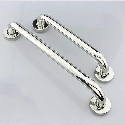 Bathroom Grab Bar, Silver Grab Bar 27 Inch, Restroom Hand Rails, Stainless Steel Wall Mount Grab Bar, Balance Handrail Shower Assist, Toilet Rails Elderly(Size:58cm) - size: 58cm