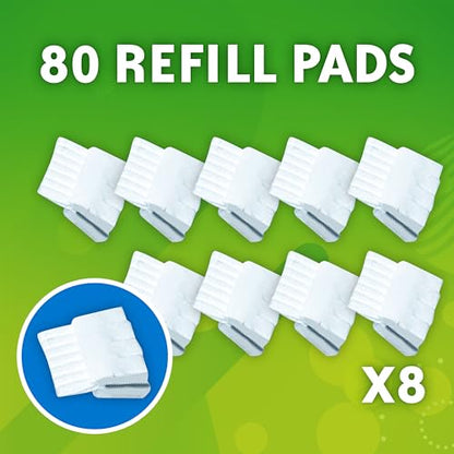 Scrubbing Bubbles Flushable Toilet Bowl Wand Cleaner Refills, Fresh Brush Cleaner Toilet Refill Pads, Removes Limescale & Odors, Citrus Scent,20 Count (Pack of 4) - size: 20 Count (Pack of 4), style: Refill