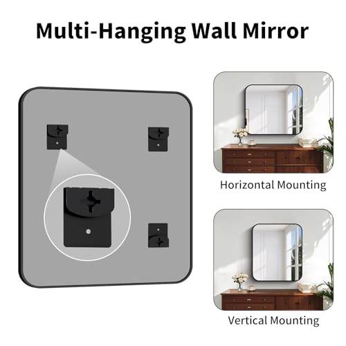 Koonmi Bathroom Wall Mirror,28x32 Inch Large Vanity Mirror for Over Sink - size: 32"L x 28"W