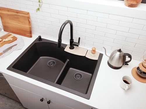 WeatherTech FaucetMat Duo - Protect Your Kitchen & Bathroom Countertops - Tan/Sand - color: Tan, size: Duo