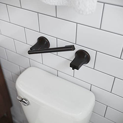Pfister Pfirst Modern Pivoting Toilet Paper Holder Bronze BPHPFM0Y | Metal construction, Concealed screw mounting, Drywall, tile, or stud install, Hardware included, Limited lifetime coverage - color: Tuscan Bronze, size: 1 Pack